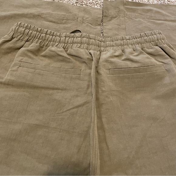 CO. Collection green wide leg pull on trousers pants - Picture 7 of 7